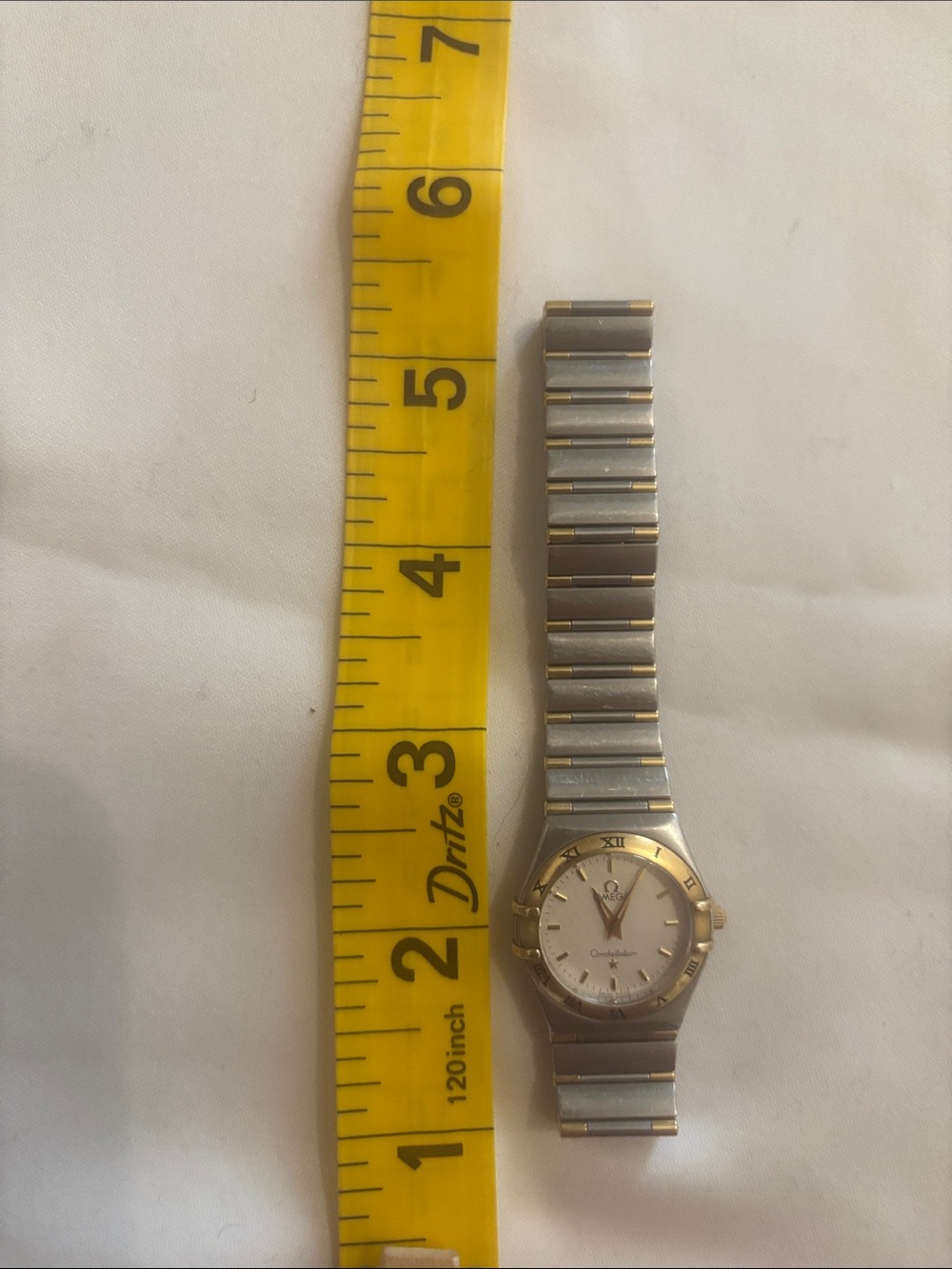 Omega Constellation - Stainless Steel and 18k Gold Ladies mini watch.